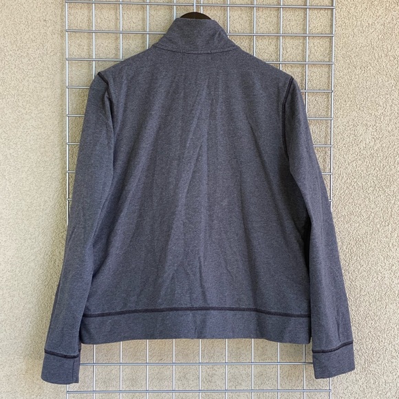 Quilted Mockneck Long Sleeve Full Zip Activewear - Picture 2 of 5